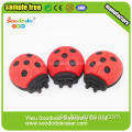3D Hot Sale Red Beetle eller nyckelpiga Former suddgummin